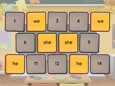 Jolly Phonics Tricky Words red list.