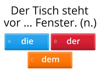 A2 E11 Wechselpräpositionen Akk. oder Dat.?