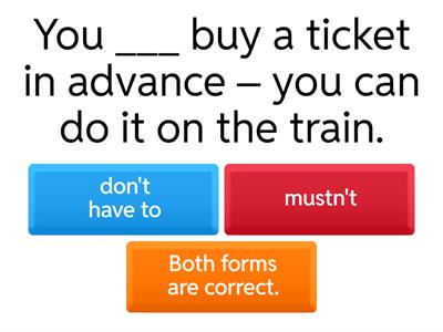  Should, ought to, must, have to 2