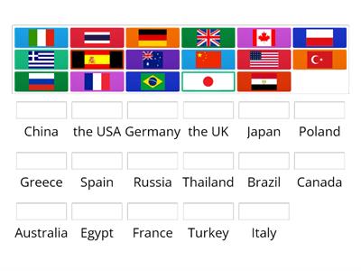 Countries Flags FF3 Unit 1