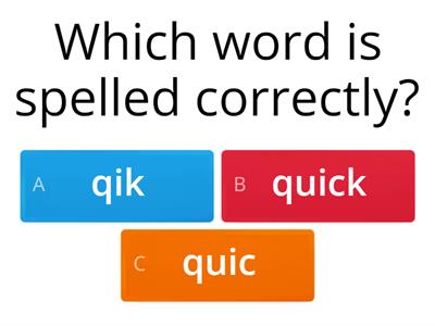 Unit 5 Fundations Quiz