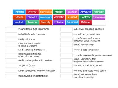 Word Generation Review 3- 2024/2025 