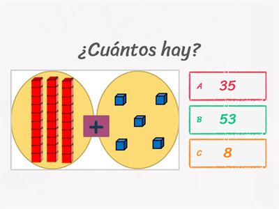 Adiciones y sustracciones con barras y cubos. 2° básico