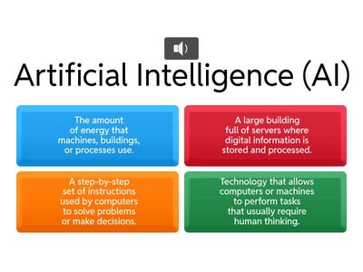 AI: quiz on key terms