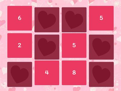 Verliebte Zahlen - Kl. 2