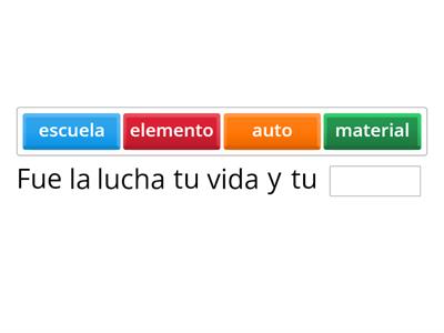 completar himno a Sarmiento