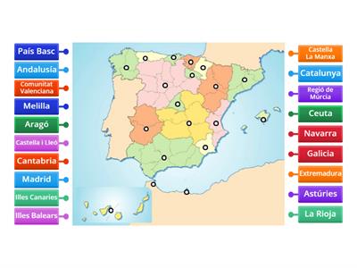 Comunitats autònomes. 5é primària. 