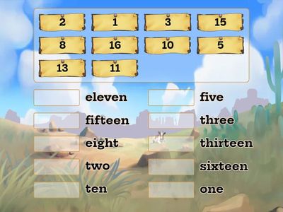 liczby po angielsku od 1 do 20 (numbers)