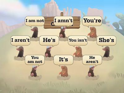  Verb to be  - affirmative (+ - )