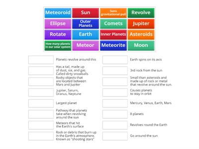  Asteroids, comets, meteors, planets