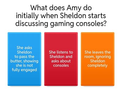 Listening with Sheldon and Amy