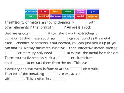 Extracting metals
