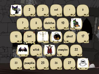 Halloween-Words&Pics Matching(High)