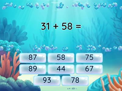 Column addition no carrying