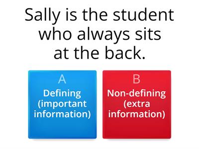 Defining/Non-defining relative clauses B2 Roadmap Unit 4A