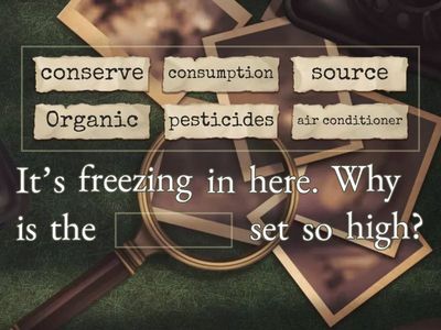 Complete the sentences with the appropriate words