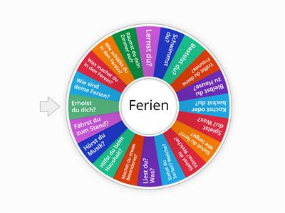 Ferien - Präsens