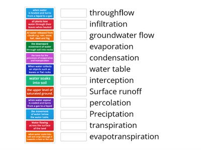 water cycle