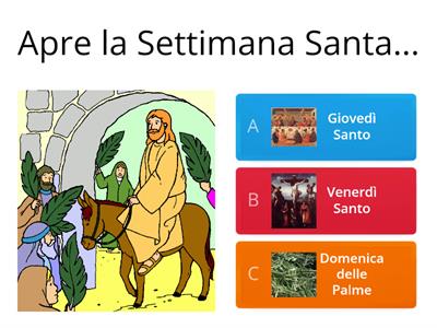 QUIZ SETTIMANA SANTA