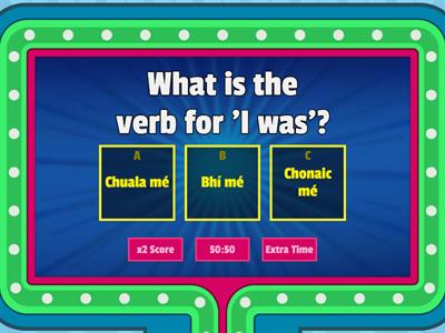 Past Tense Irregular Irish Verbs