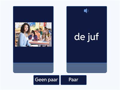 Wel of geen paar_Mensen in de klas