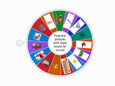 Short vowel /e/ activity