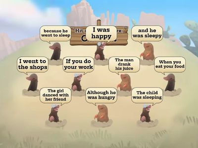 Hit the subordinate clause