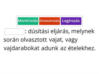 Sűrítési és dúsítási eljárások