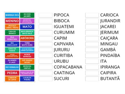 Vocabulário indígena