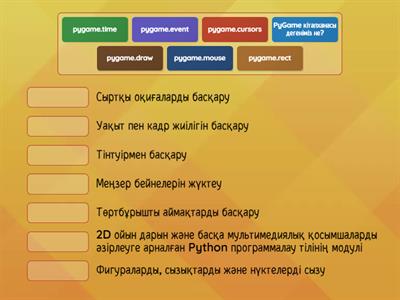 PyGame кітапханасы