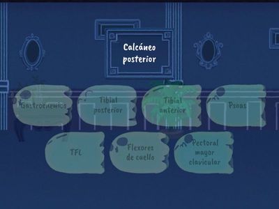 Une el músculo inhibido con su disfunción correspondiente