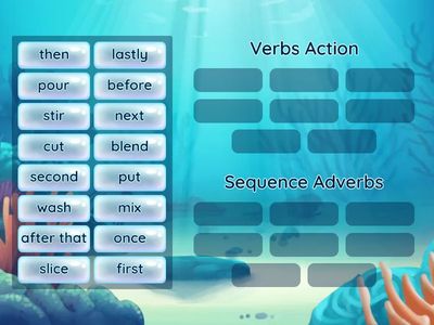 imperative and sequence adverbs