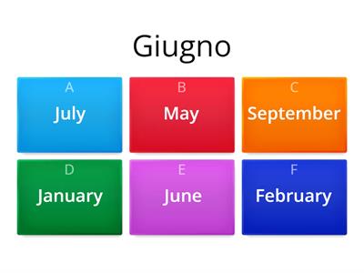 Months of the year