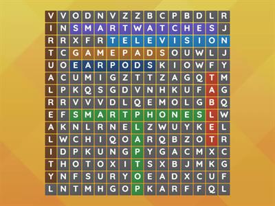 TECHNOLOGY WORDSEARCH GAME