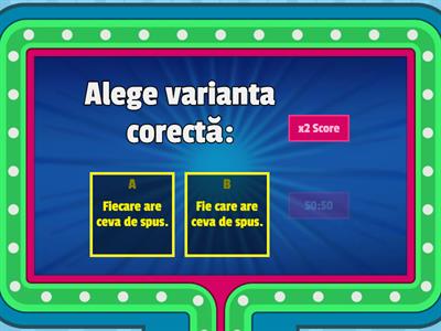 chestionar Ortograme