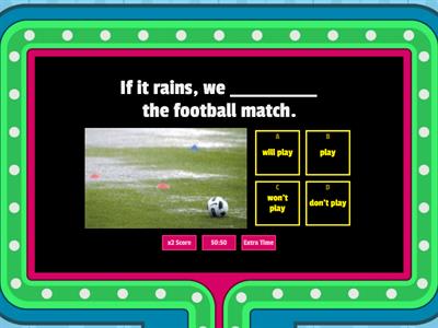 First Conditional (Gameshow Quiz)