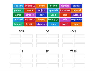 FCE Special - Collocations with prepositions