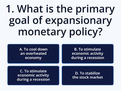 types of monetary policy