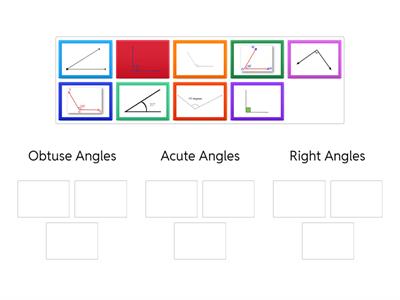 Types of Angles Sort