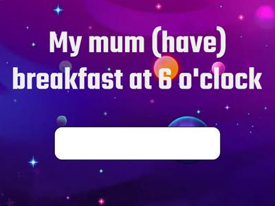 5 form Present Simple