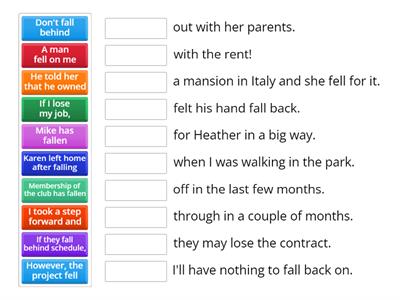 New Horizons - B2 - Vocabulary - Lesson 18 - Practice 1