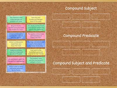 Compound Subjects & Predicates