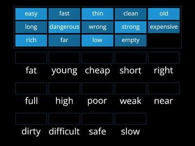 English File Elementary, Adjectives