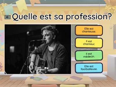 Les professions 2 quizz
