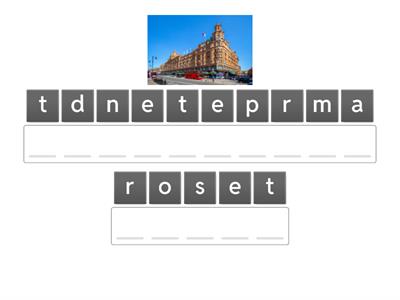 Market Leader Elementary (Unit 6, vocabulary)