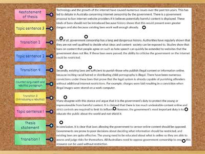 EAP5B 7.4PM Argument Essay Structure Review