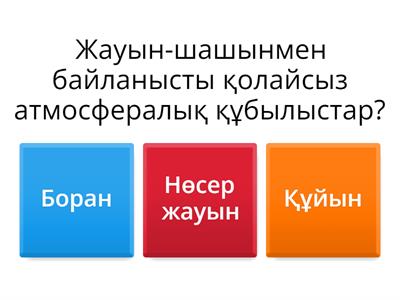 Қолайсыз атосфералық құбылыстар