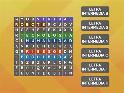 SOPA DE LETRAS 9A