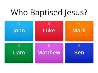 Baptism Quiz!