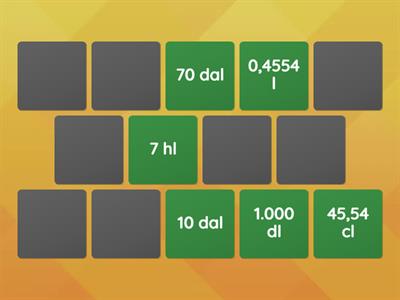 Unidades de capacidad 4º primaria